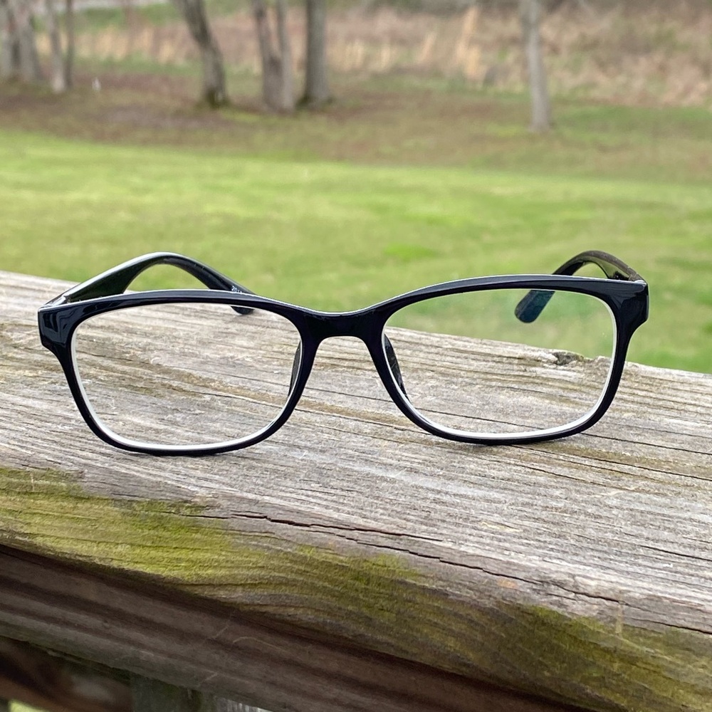 Zenni Classic Black Rectangular Glasses Frames Un… - image 2